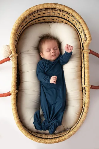 Vista 19 de Three Little Tots Vestido de corbata anudada para bebé recién nacido - Bebé