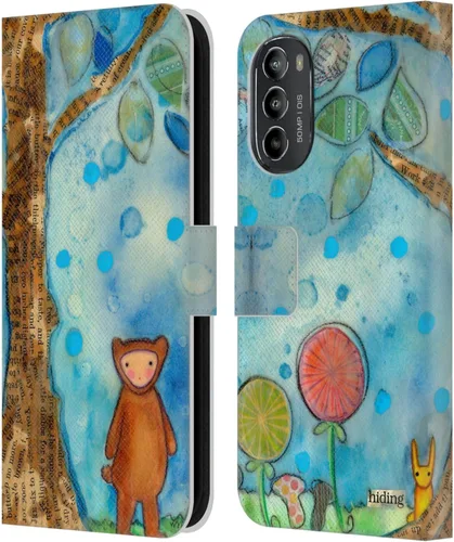 Vista 8 de Head Case Designs Officially Licensed Wyanne Half Light Nature 2 Leather Book Wallet Case Cover Compatible with Motorola Moto G82 5G