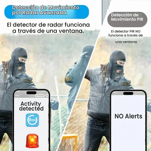 Vista 3 de javiscam Cámara de seguridad celular 4K, no incluye tarjeta SIM de cámara WiFi, no compatible con WiFi, sensor de movimiento de radar, cámara