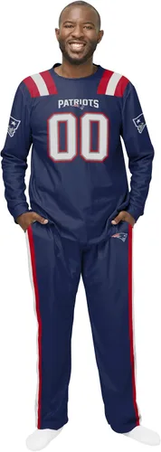 Vista 13 de FOCO NFL mens Nfl Team Logo Gameday Ready Jersey Pajama Set
