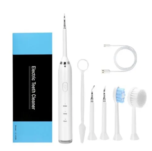 Vista 2 de SET DE LIMPIEZA DENTAL CEPILLO RECARGABLE