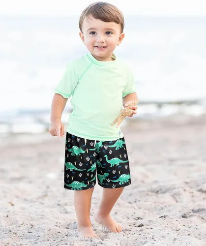 Vista 6 de GOODKIDS Traje de baño para niños, pantalones cortos de natación para niños, de secado rápido, traje de baño de playa, pantalones cortos de baño