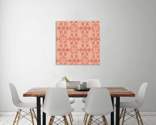 Vista 3 de Jaxson Rea "Vintage Petals Pattern VB Gallery Wrapped Canvas by Katie Pertiet, 12" x 12