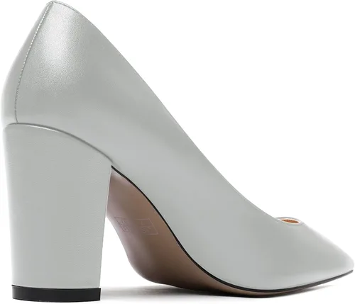 Vista 5 de WAYDERNS Zapatos de tacón alto con puntera puntiaguda mate para mujer, 3.5 pulgadas