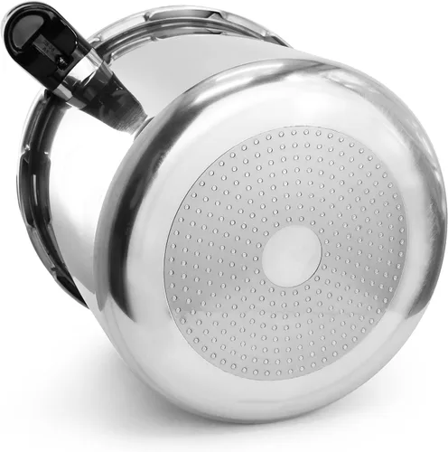 Vista 4 de MegaChef Olla a presión de inducción y estufa de 9.5 cuartos de galón con vaporizador