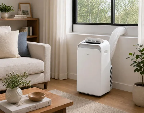 Vista 7 de SPT WA-S8001E Aire acondicionado portátil de 12,000 BTU - Enfriamiento (SACC: 8,000BTU), con enfriamiento, deshumidificador, ventilador, blanco