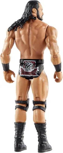 Vista 4 de WWE Mattel Drew Mcintyre Basic Series #113 - Figura de acción en escala de 6 pulgadas con articulación y engranaje de anillo, multicolor, GLB16