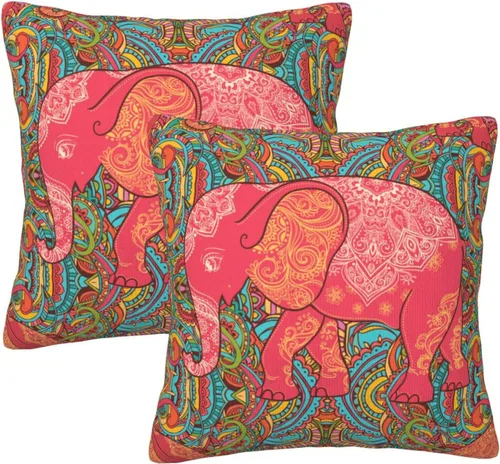 Vista 12 de Juego de 2 fundas de almohada de primavera y verano, diseño de libélula y flor, fundas para sofá, oficina, dormitorio, decoración del hogar, 16 x 16