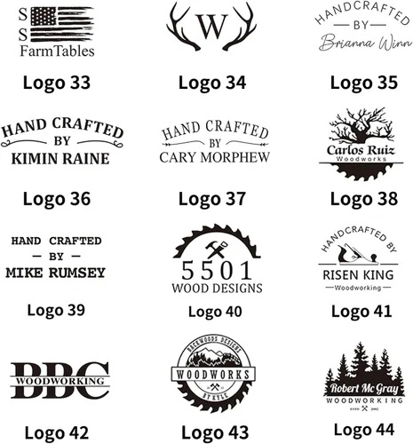 Vista 7 de KAINSY Hierro de Marca Personalizado para Madera, Hierro de Marca de Metal Duradero con Logo Personalizado para Estampado de Madera Quemada Cuero