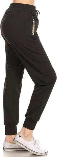 Vista 2 de Leggings Depot Pantalones deportivos para mujer diseño estampado y de color liso