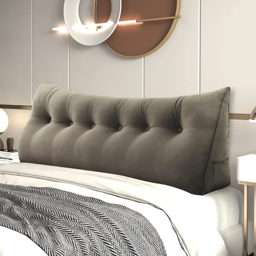 Vista 31 de Almohada de cuña para cabecero de cama Almohada pequeña de refuerzo para cabecera Almohada de lectura para sentarse en la cama para adultos, cojín