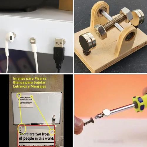 Vista 6 de N52-D3x1mm - Paquete de 1000, pequeños imanes redondos de tierras raras, mini imanes de disco de neodimio para bricolaje, construcción, manualidades