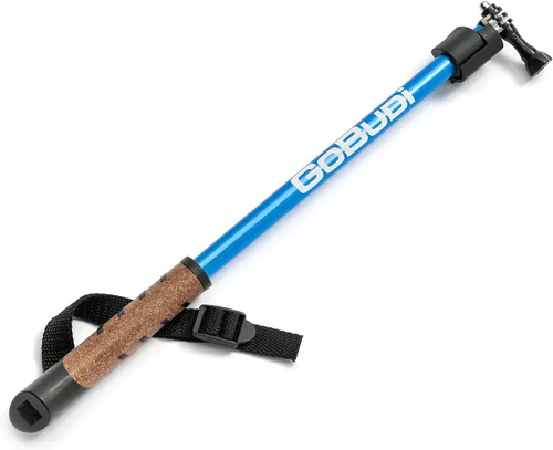 Vista 3 de Cámara de acción Selfie Stick compatible con todos los modelos GoPro/poste de montaje con correa de muñeca para cámara Hero 2, 3, 4, 5 Extensible