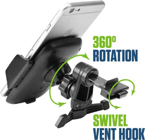 Vista 5 de Cellet Soporte de ventilación, compatible con iPhone 12 Pro Max, soporte de dispositivo electrónico portátil