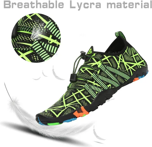 Vista 2 de Kararao Mens Womens Water Shoes Quick Dry Swim Shoes Beach Shoes Pool Surfing Aqua Sports