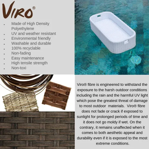 Vista 3 de Bandeja flotante para piscina, bandeja flotante para servir mesa y bar, flotadores de piscina para adultos, spas y fiestas en la piscina, bandeja