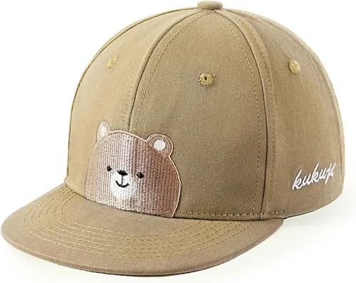 Vista 10 de Lindas gorras de béisbol bordadas para niños y niñas, de algodón lavado, ajustable, estilo vintage, snapback, para niños y niñas, de 3 a 8 años