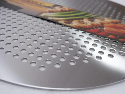 Vista 5 de Lifespace Placa de pizza de acero inoxidable/Topper de parrilla acero inoxidable