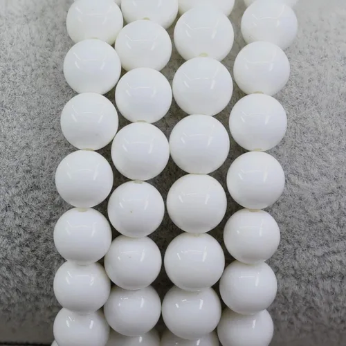 Vista 2 de Pulsera elástica de cuentas redondas de 0.315 in con piedras preciosas naturales de 7 pulgadas