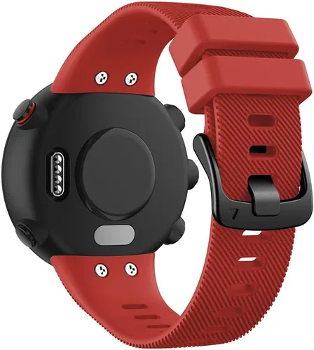 Vista 14 de REYDA Correa de silicona compatible con Garmin Swim 2/Forerunner 45, suave, flexible, transpirable, correa de reloj de silicona deportiva