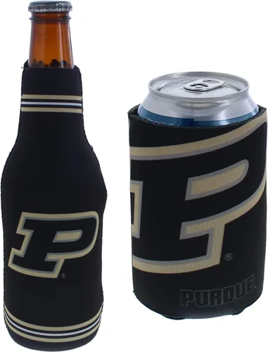 Vista 73 de College Team Color Logo Can & Bottle Holder Insulator Beverage Cooler Set