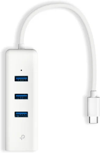 Vista 13 de TP-Link Divisor Ethernet 1 a 2, 1000 Mbps de alta velocidad de doble puerto divisor de Internet, compatible con Cat8/7/6/5e/5, cables USB-C
