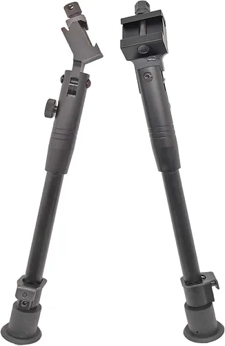 Vista 4 de Bípode táctico montado lateral 9 ″ -12 ″ ajustable para rifles de aire con rieles Picatinny