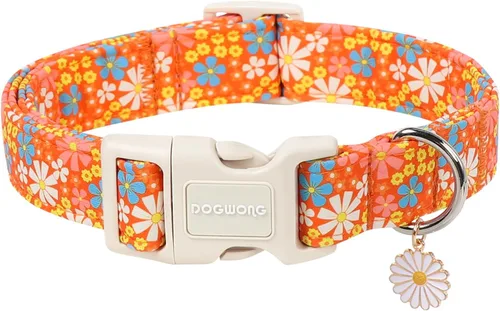 Vista 11 de DOGWONG Collar de Abeja Amarilla para Perros - Lindos Collares de Perros Ajustables de Diseño Primaveral Collar Amarillo para Cachorros para Perros