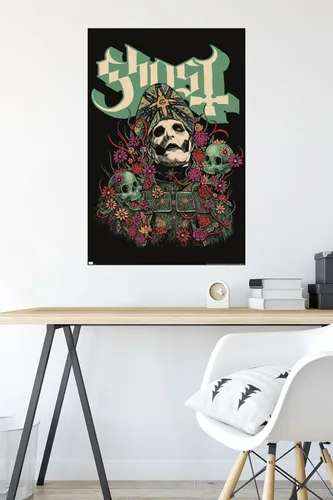 Vista 4 de Trends International Ghost - Póster de pared Bliss, 22.37 x 34.00 pulgadas, versión premium sin marco