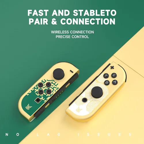 Vista 2 de BEYUSA Joy Con Controller Compatible for Switch, Wireless Replacement for Switch Joycon, Left and Right Switch Controllers Joycon Support Dual