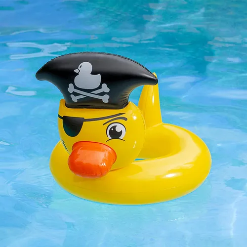 Vista 2 de Poolmaster Flotador de piscina Tubo de pato pirata, multicolor grande