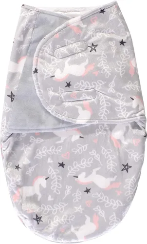 Vista 6 de Hudson Baby Envoltura unisex de felpa para bebé, bosque, 0-3 meses