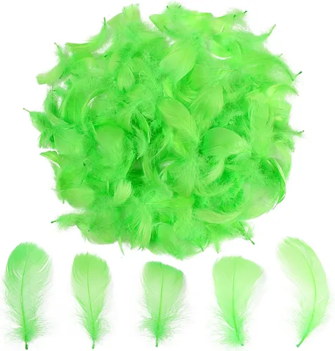 Vista 21 de 300 piezas de plumas negras de 2-3 pulgadas, plumas a granel para manualidades, accesorios para atrapasueños, proyectos de arte, manualidades DIY