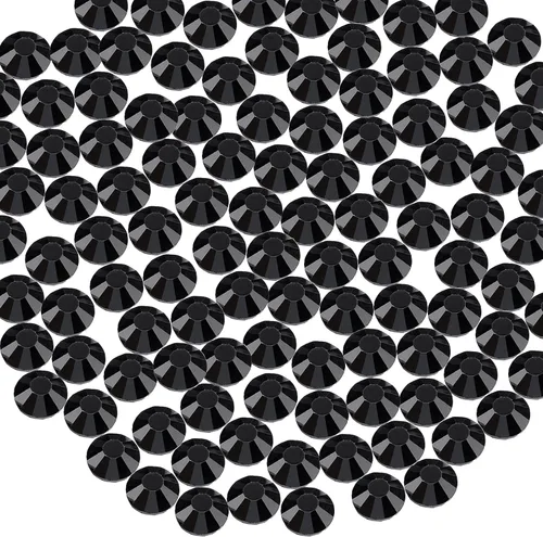 Vista 6 de Briskbloom - 2880 diamantes de imitación termoadhesivos SS6 de 0.079 pulgadas, cristales termoadhesivos con parte trasera plana para manualidades
