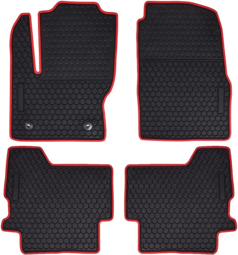 Vista 17 de Alfombrilla de goma para automóvil, ajuste personalizado para Ford Escape 2013, 2014, 2015, 2016, 2017, 2018, 2019, inodoro, lavable, resistente