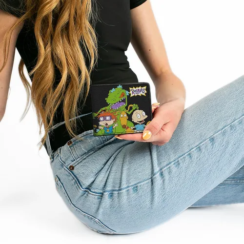 Vista 7 de buckle-down cartera Rugrats Reptar WChuckie Spike & Tommy accesorio, talla única , Multicolor