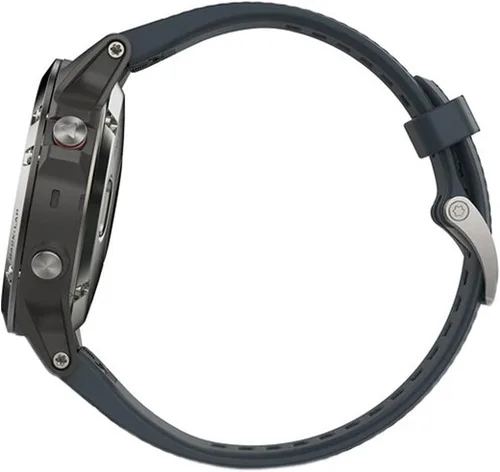 Vista 3 de Garmin fēnix 5, Smartwatch Multisport GPS Premium y Resistente, Azul Granito