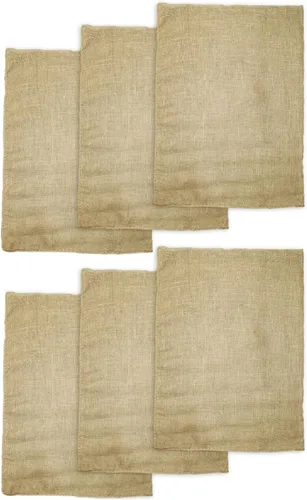 Vista 10 de Bolsa de patatas de 24 x 39 pulgadas, de Cotton Craft, hecha de arpillera 100 % natural, ecológica, resistente, pack por 4