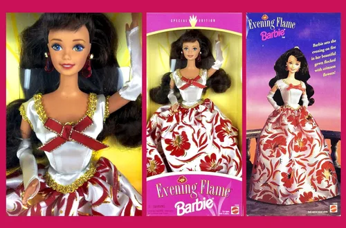 Vista 2 de Noche Llama Barbie Edición Especial Morena