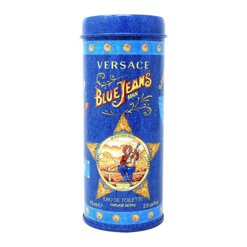 Vista 3 de Versace Blue Jeans Colonia 2.5 Oz Eau De Toilette Spray Para Hombre