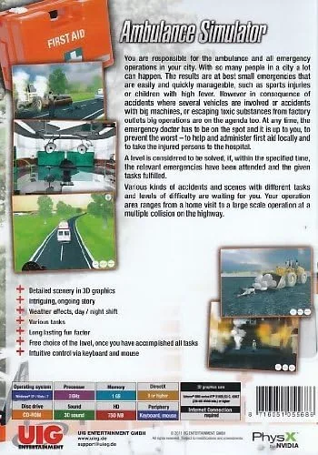 Vista 2 de Simulador de ambulancia (PC DVD)