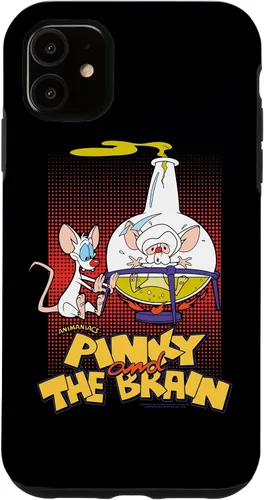 Vista 8 de Pinky and the Brain Lab Flask Case for iPhone 17