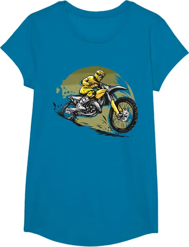 Vista 50 de Camiseta de motocross Supermotard Enduro, Negro, S