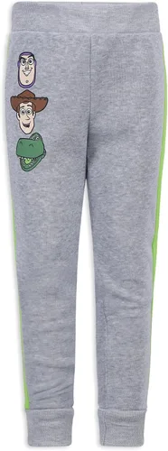 Vista 6 de Disney Toy Story - Conjunto de camiseta para niños, sudadera con cremallera y pantalones deportivos para niños pequeños - VerdeAzul