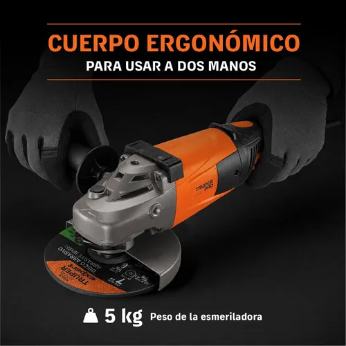 Vista 6 de Amoladora angular 7', profesional, 2100 W