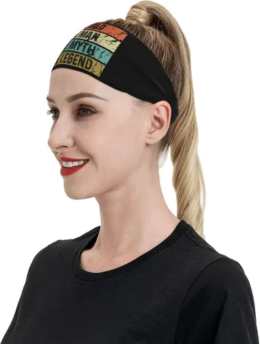 Vista 6 de Cat Dad The Man The Myth The Legend Headband for Men Women Sports Sweatband for Fitness Exercise Moisture Wicking Running Yoga Hairbands