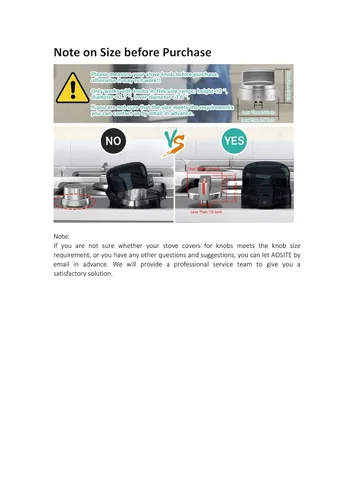 Vista 11 de AOSITE - Fundas para pomos de estufa para seguridad infantil, cubiertas de perilla de gas mejoradas para niños con adhesivo fuerte, paquete de 5