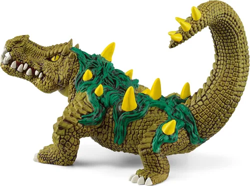 Vista 3 de Schleich Eldrador - Juguete de cocodrilo de la selva, figura de acción del monstruo del pantano, figuras de animales de fantasía para niños y niñas