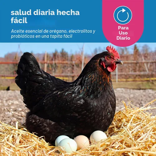 Vista 2 de Strong Animals Aditivo de agua E-lixir de pollo con aceite de orégano, 32