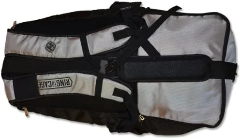Vista 4 de Ring to Cage Bolsa de gimnasio - Mochila convertible bolsa de equipo de lona para Muay Thai, MMA